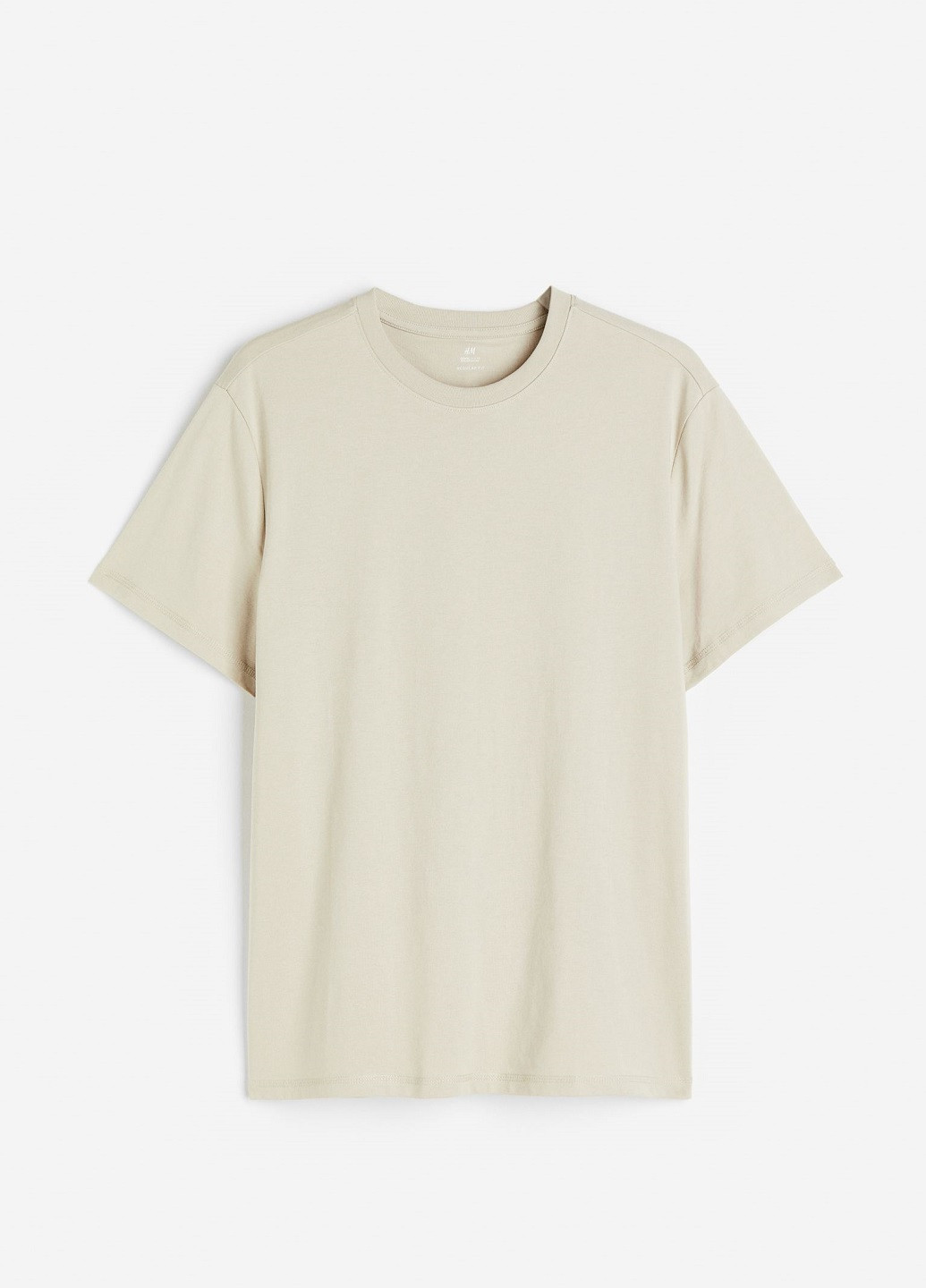 Светло-бежевая футболка H&M