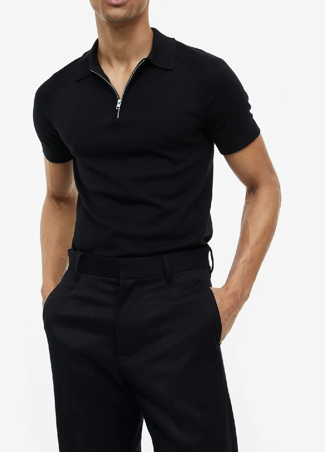 Чорна футболка H&M
