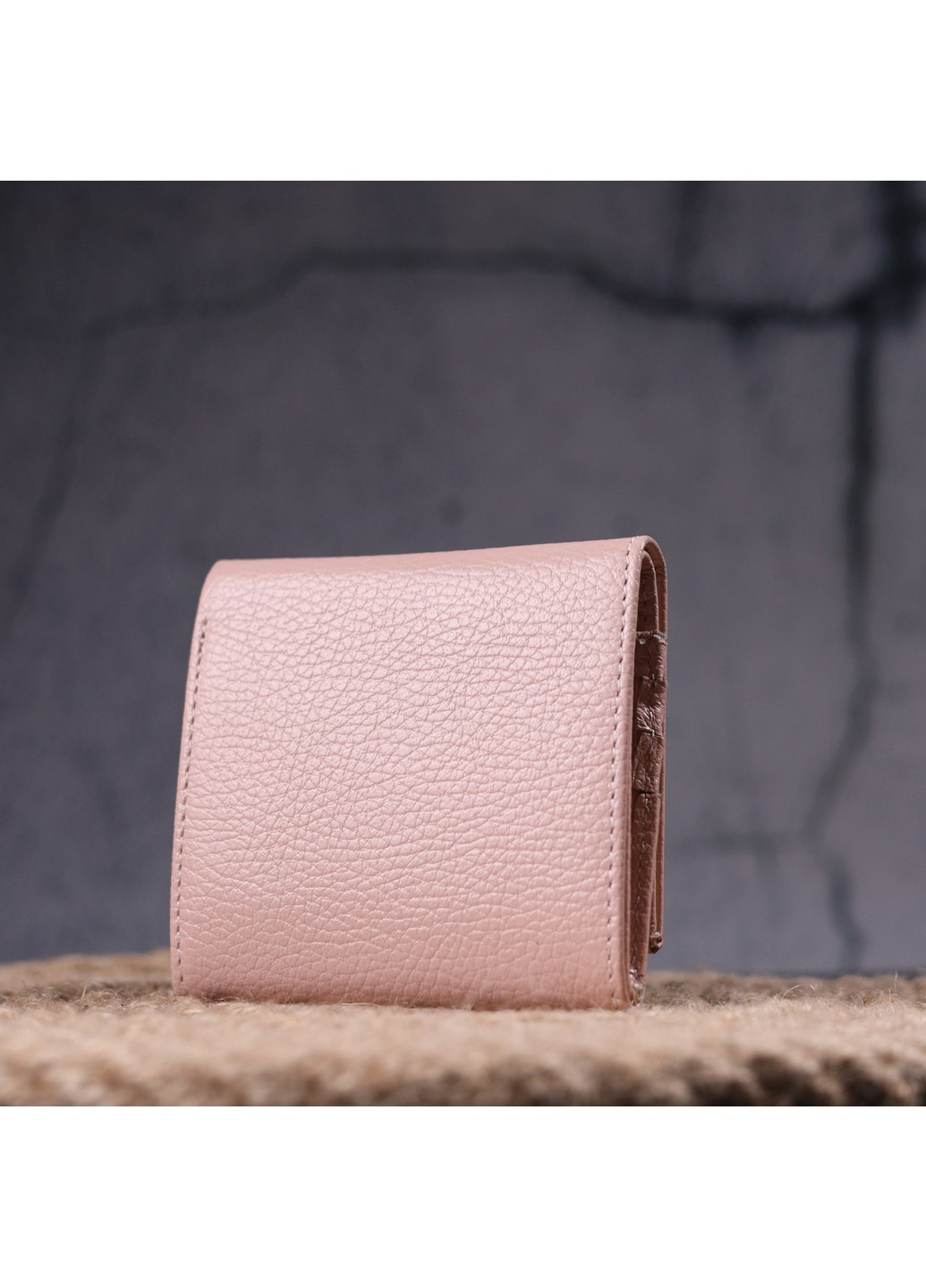 Компактний жіночий шкіряний гаманець з монетницею 10,5х10х2 см Karya (257936740)