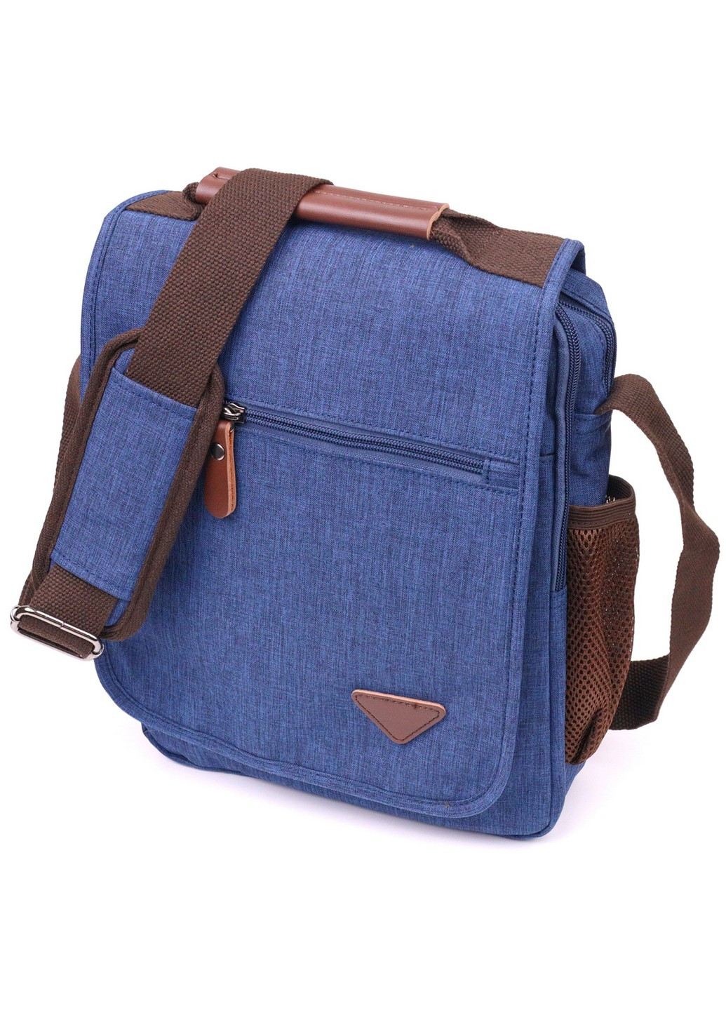 Интересная мужская сумка через плечо из текстиля 15х32х8 см Vintage (257936349)