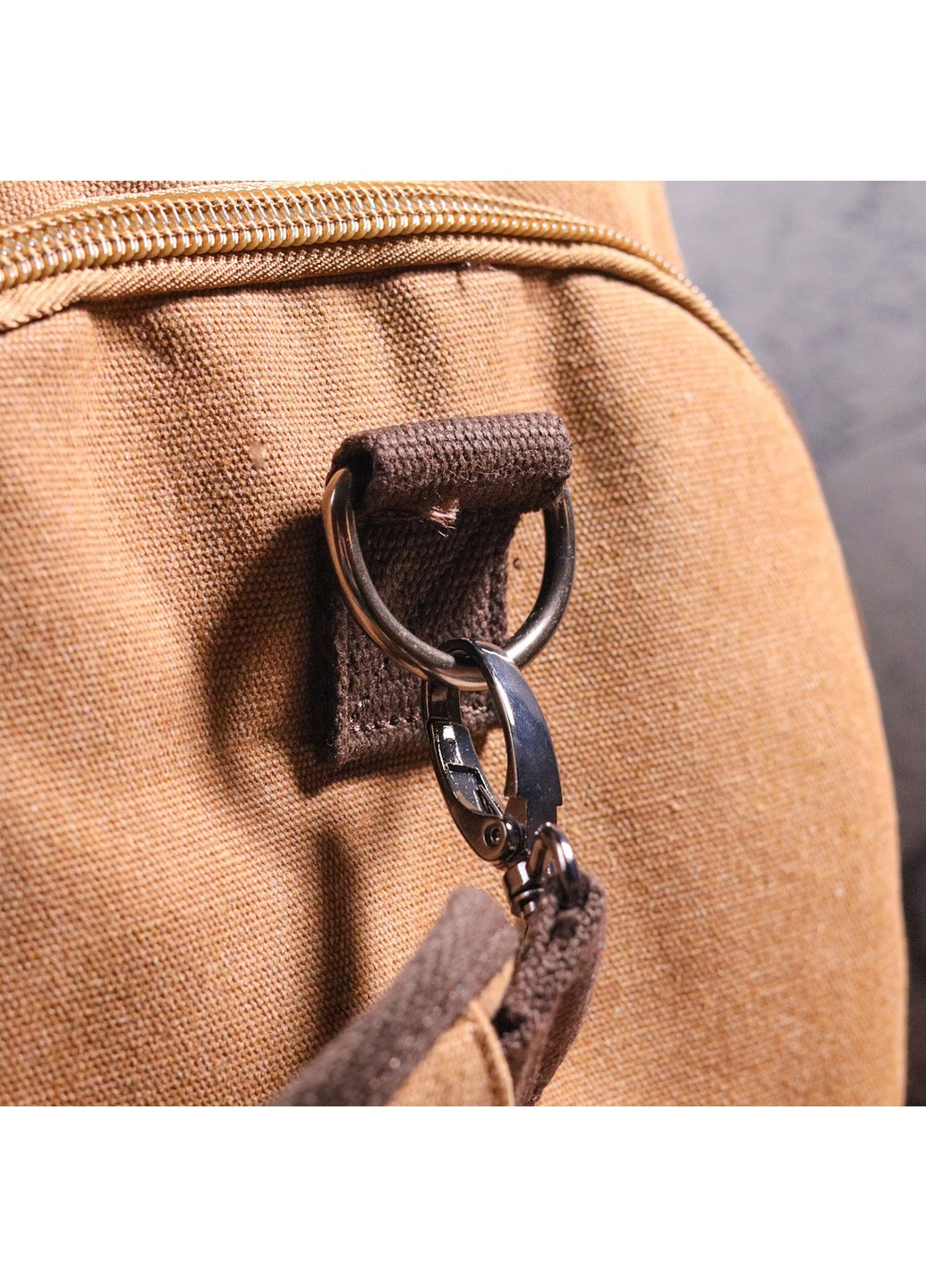 Удобная дорожная сумка из плотного текстиля 50х25х22 см Vintage (257936330)