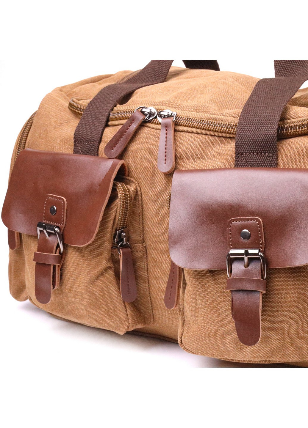 Удобная дорожная сумка из плотного текстиля 50х25х22 см Vintage (257936330)