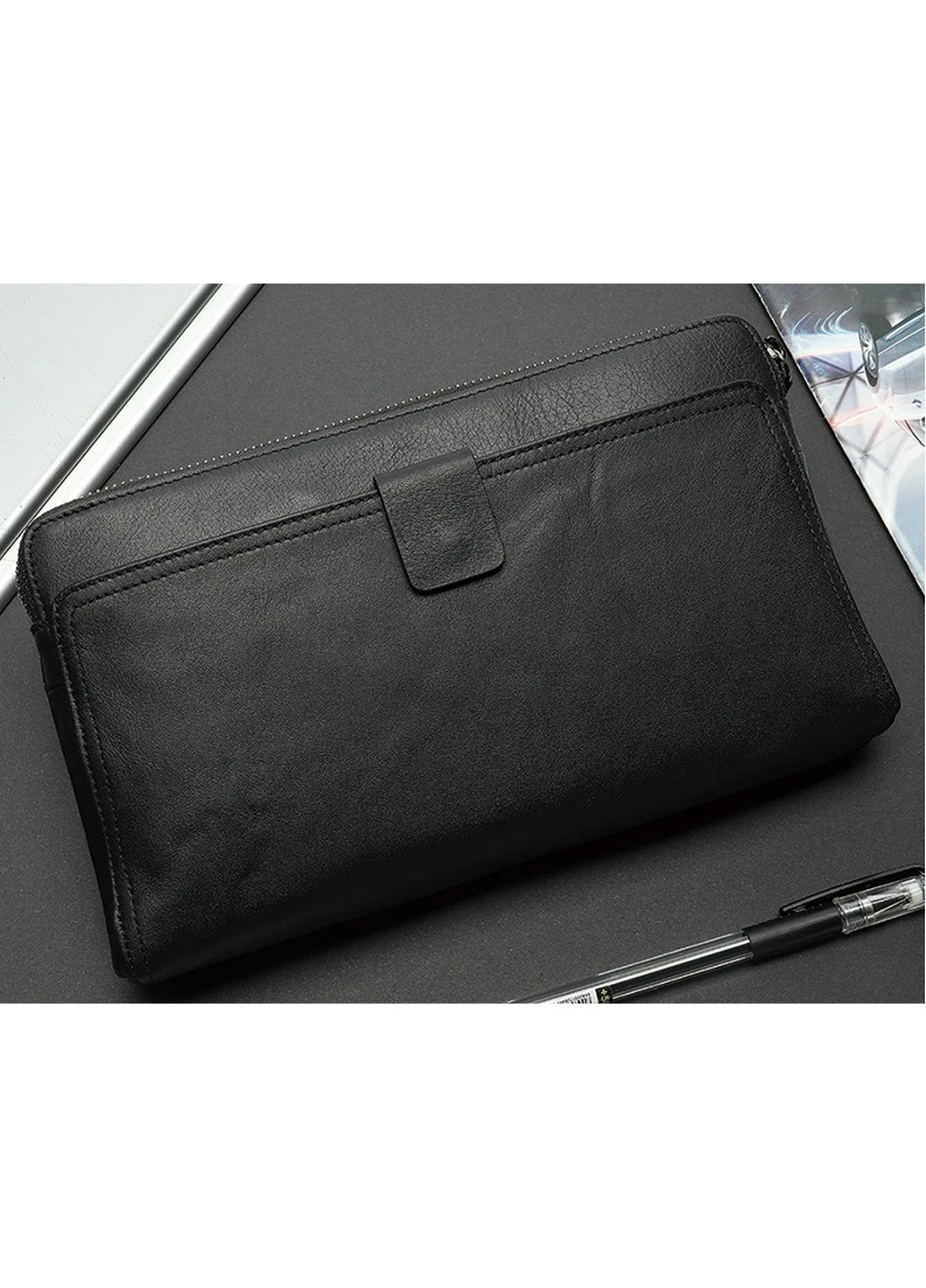 Мужская кожаная борсетка 24х15х2,5 см Buffalo Bags (257937069)