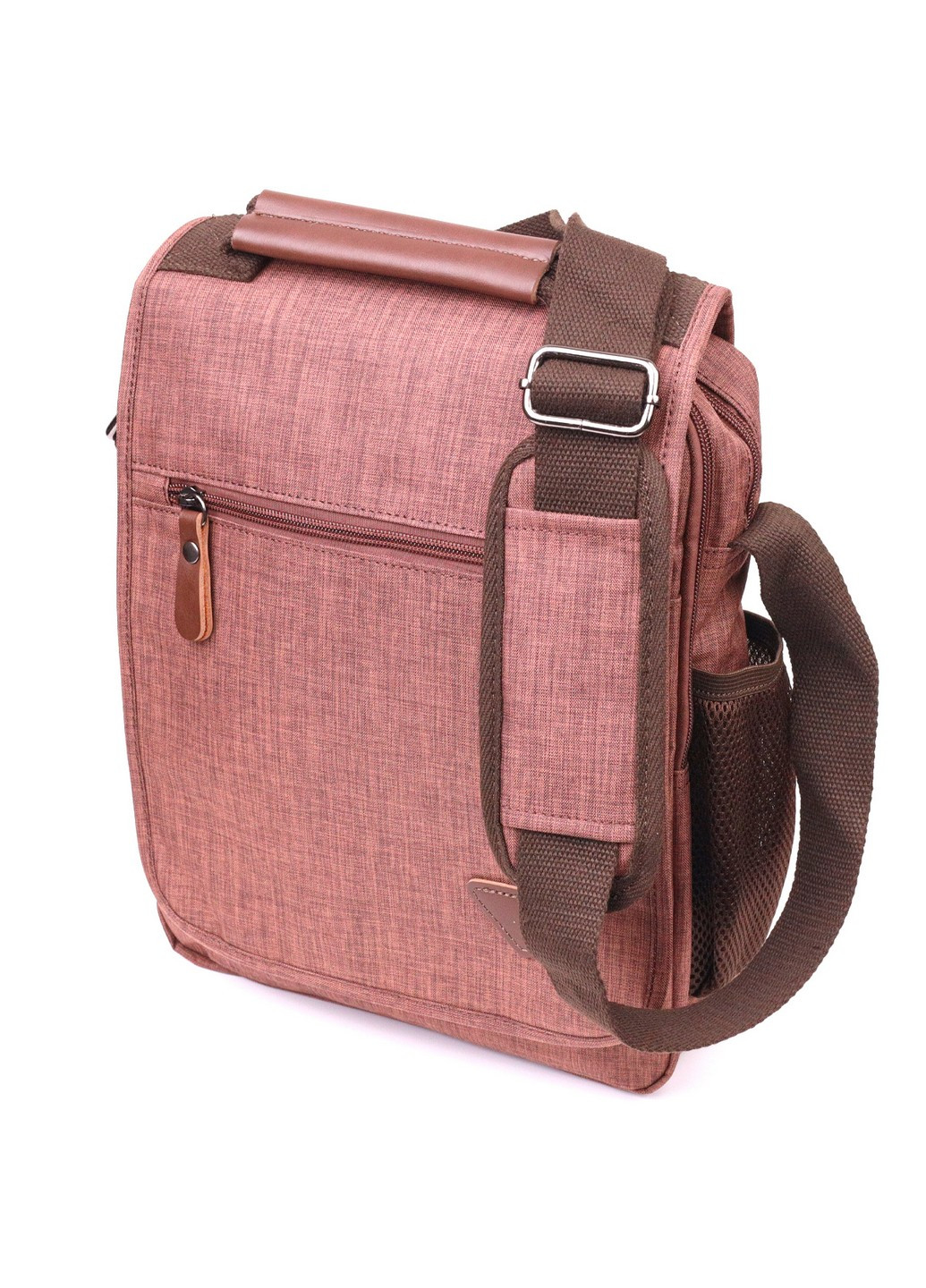 Вместительная мужская сумка из текстиля 15х32х8 см Vintage (257936322)