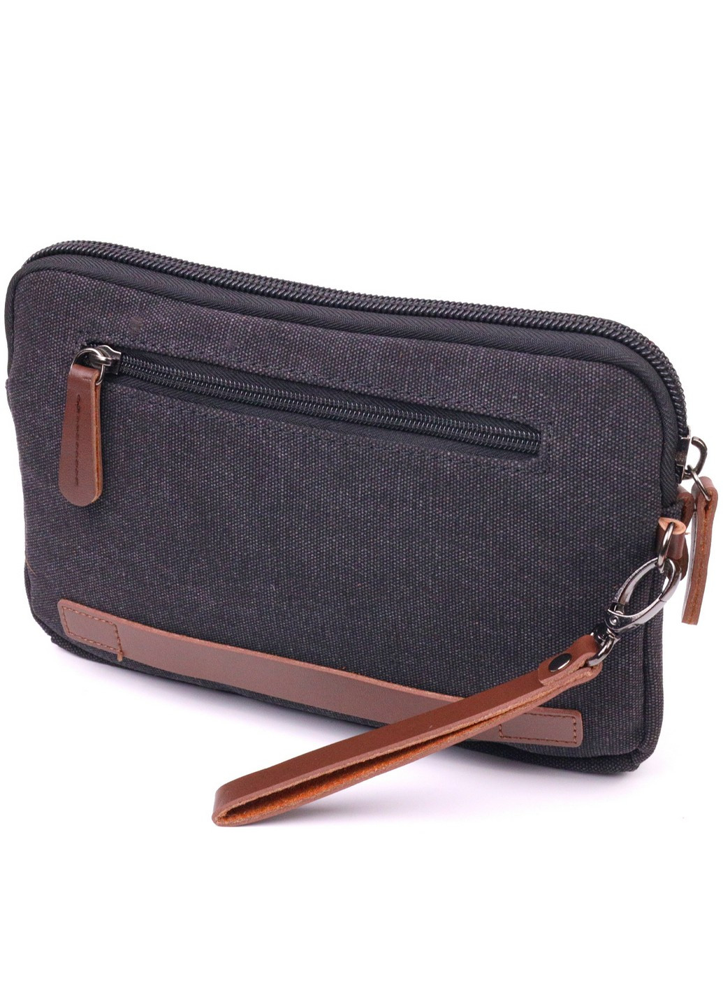 Удобная мужская барсетка текстильная 24х16х3 см Vintage (257936329)