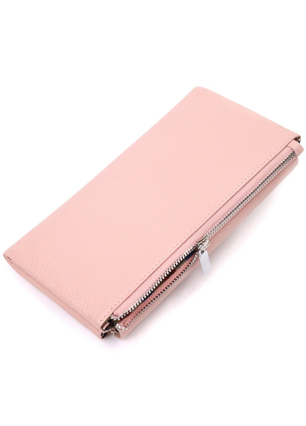 Місткий жіночий гаманець із натуральної шкіри 19,5х10,5х1,5 см Karya (257937483)