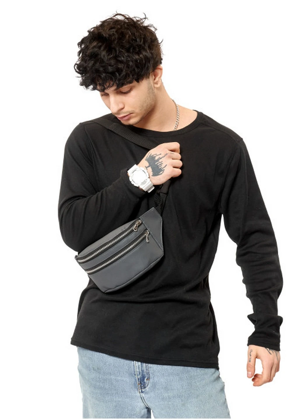 Сумка на пояс (бананка) 31х12х5 см Sambag (257937392)
