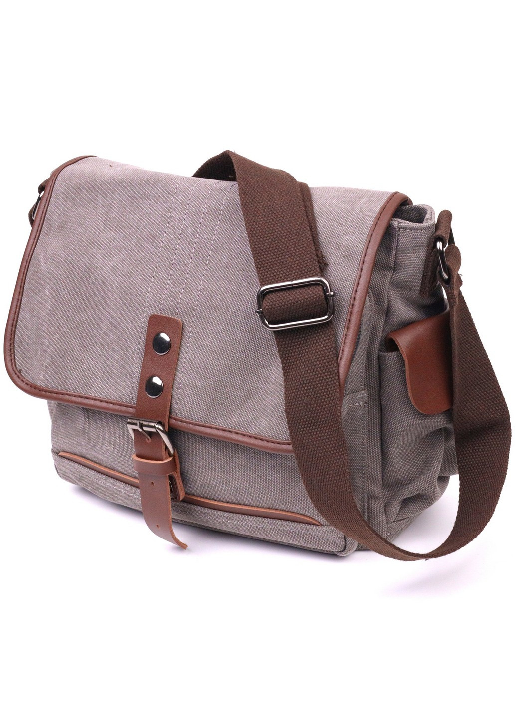 Практична горизонтальна чоловіча сумка із текстилю 17х24х13 см Vintage (257937254)