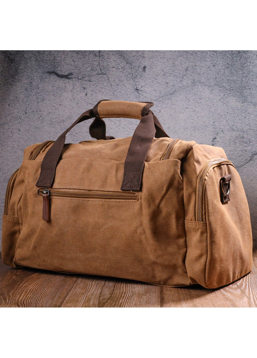 Удобная дорожная сумка из плотного текстиля 50х25х22 см Vintage (257937247)