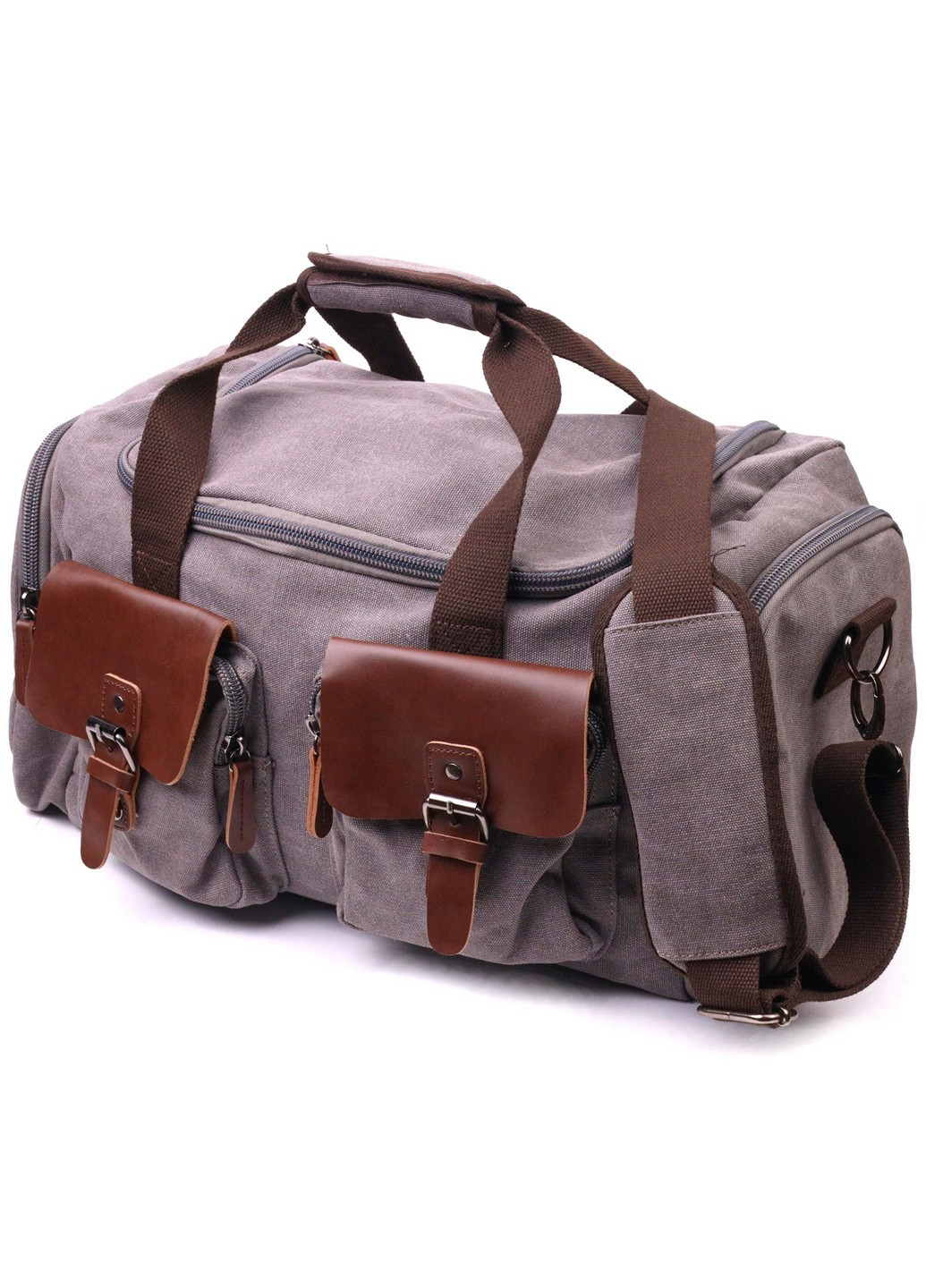 Вместительная дорожная сумка из качественного текстиля 50х25х22 см Vintage (257937224)