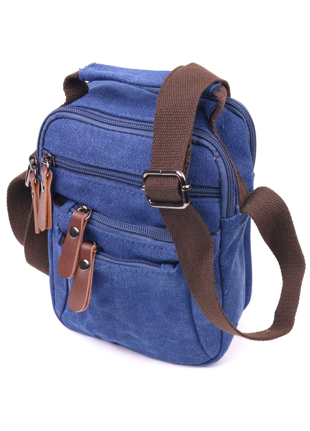 Практичная мужская сумка из плотного текстиля 15х20х8 см Vintage (257937226)