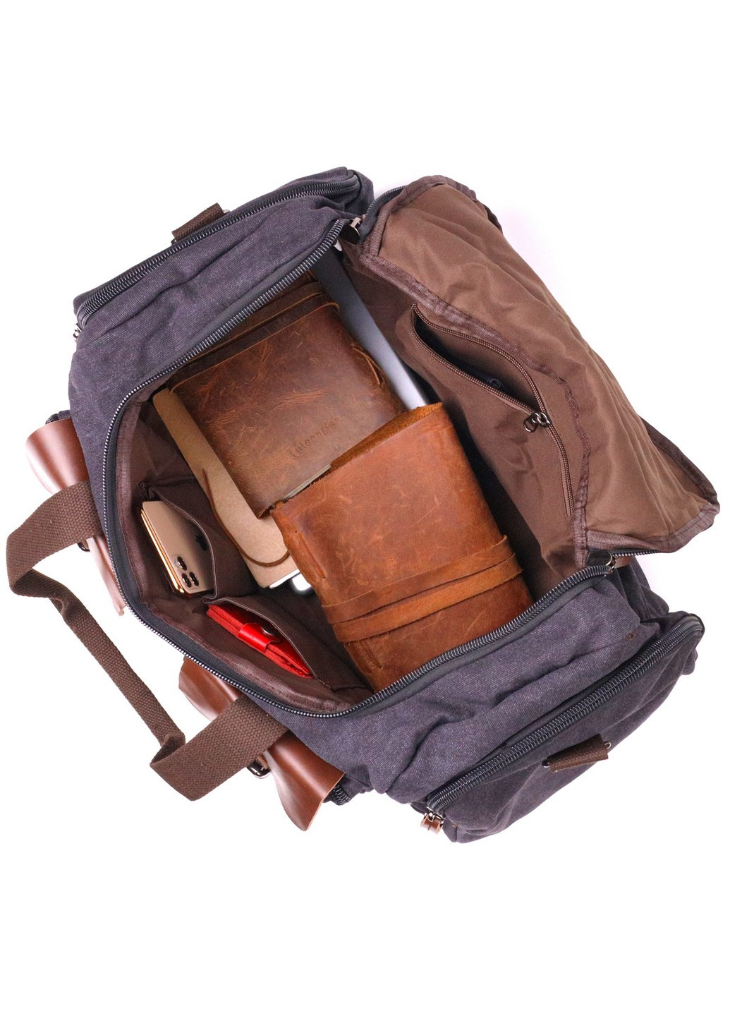 Большая дорожная сумка текстильная 50х25х22 см Vintage (257937234)