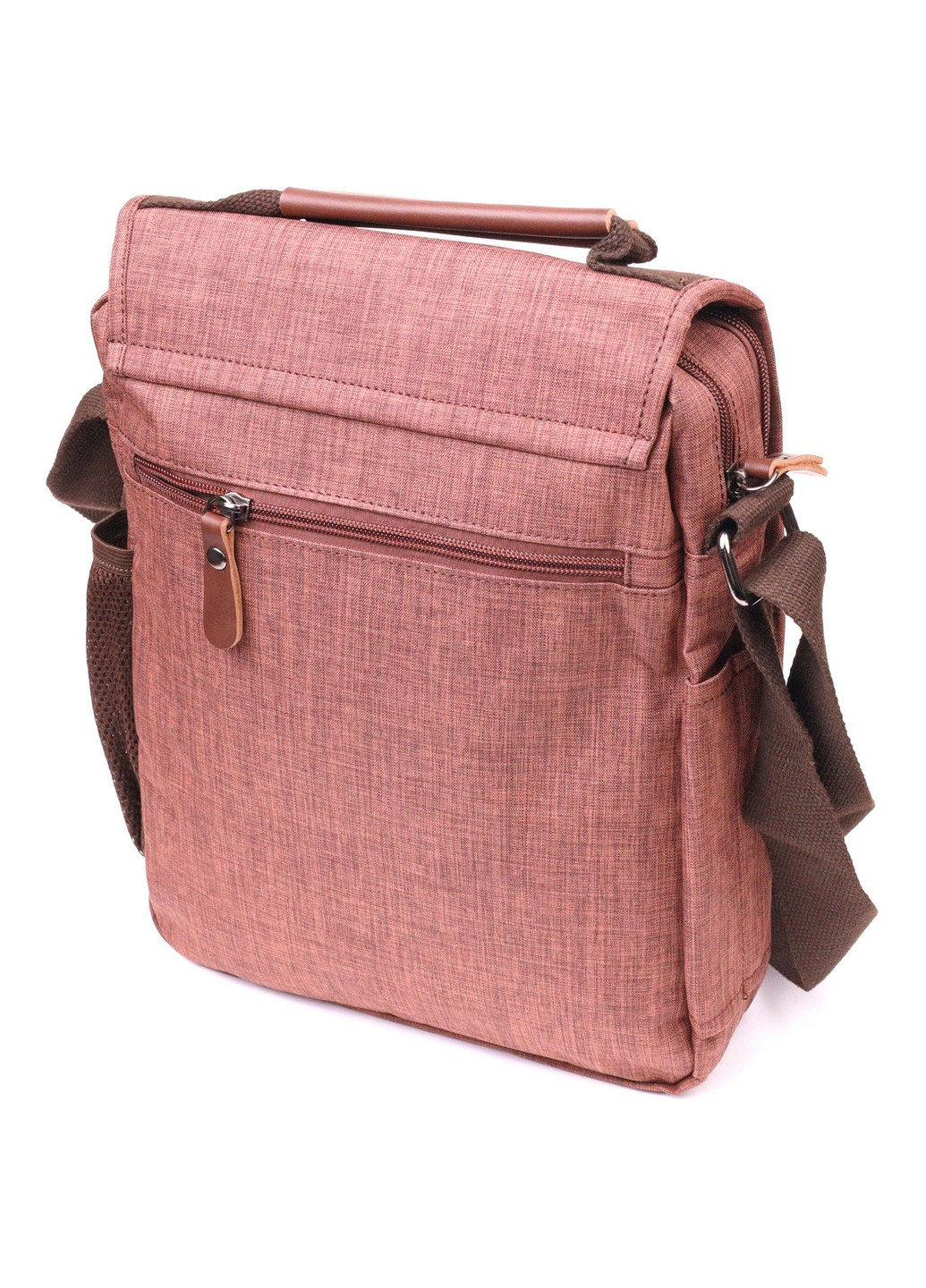 Вместительная мужская сумка из текстиля 15х32х8 см Vintage (257937221)