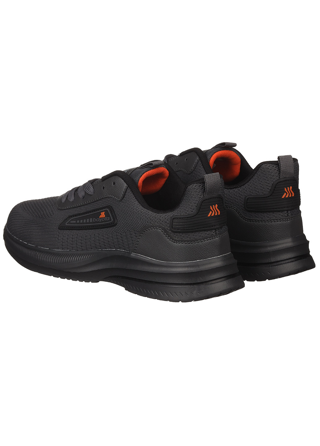 Темно-серые демисезонные мужские кроссовки а5052-5 Bayota