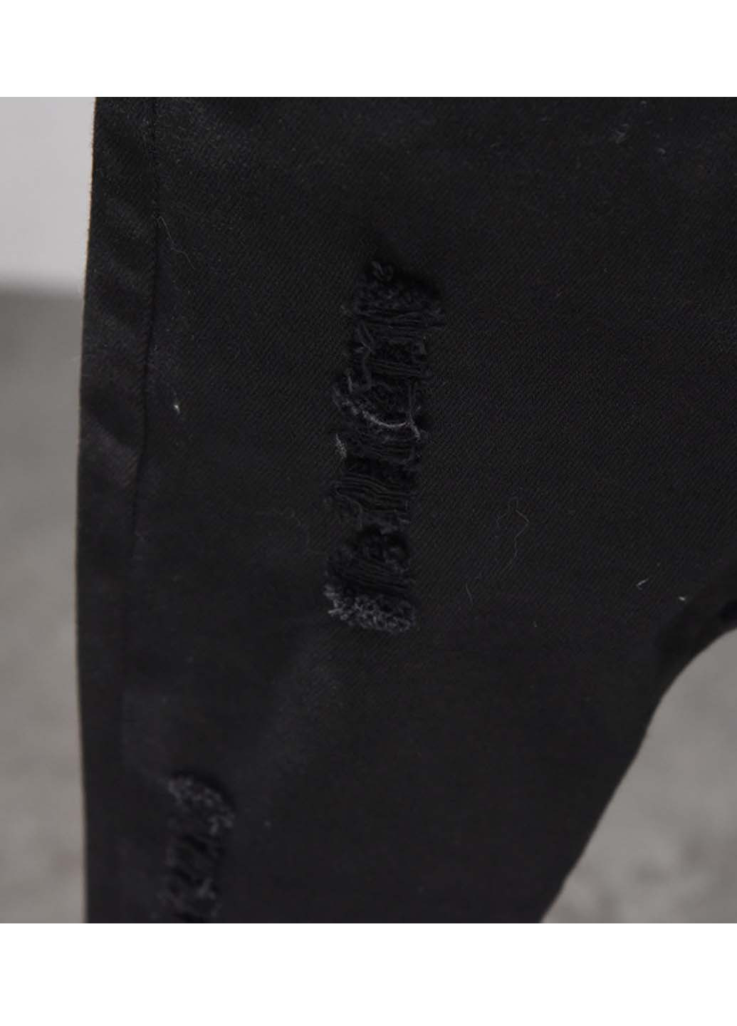 Черные кэжуал демисезонные брюки зауженные No Brand