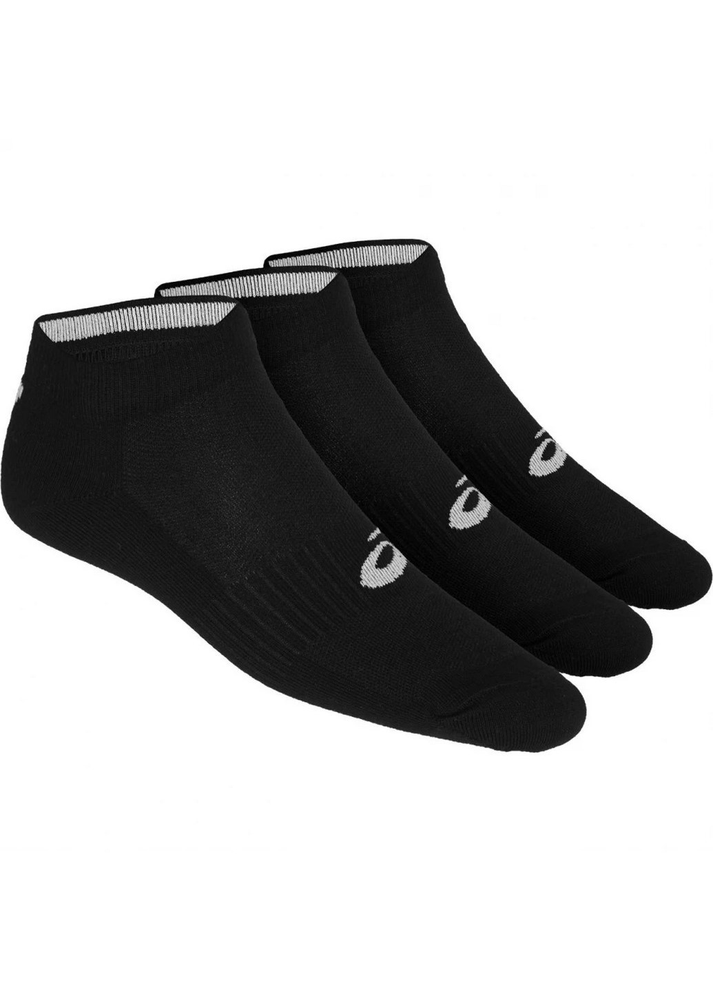 Чёрные спортивные носки 3ppk ped 155206-0900 Asics логотипы (257951216)