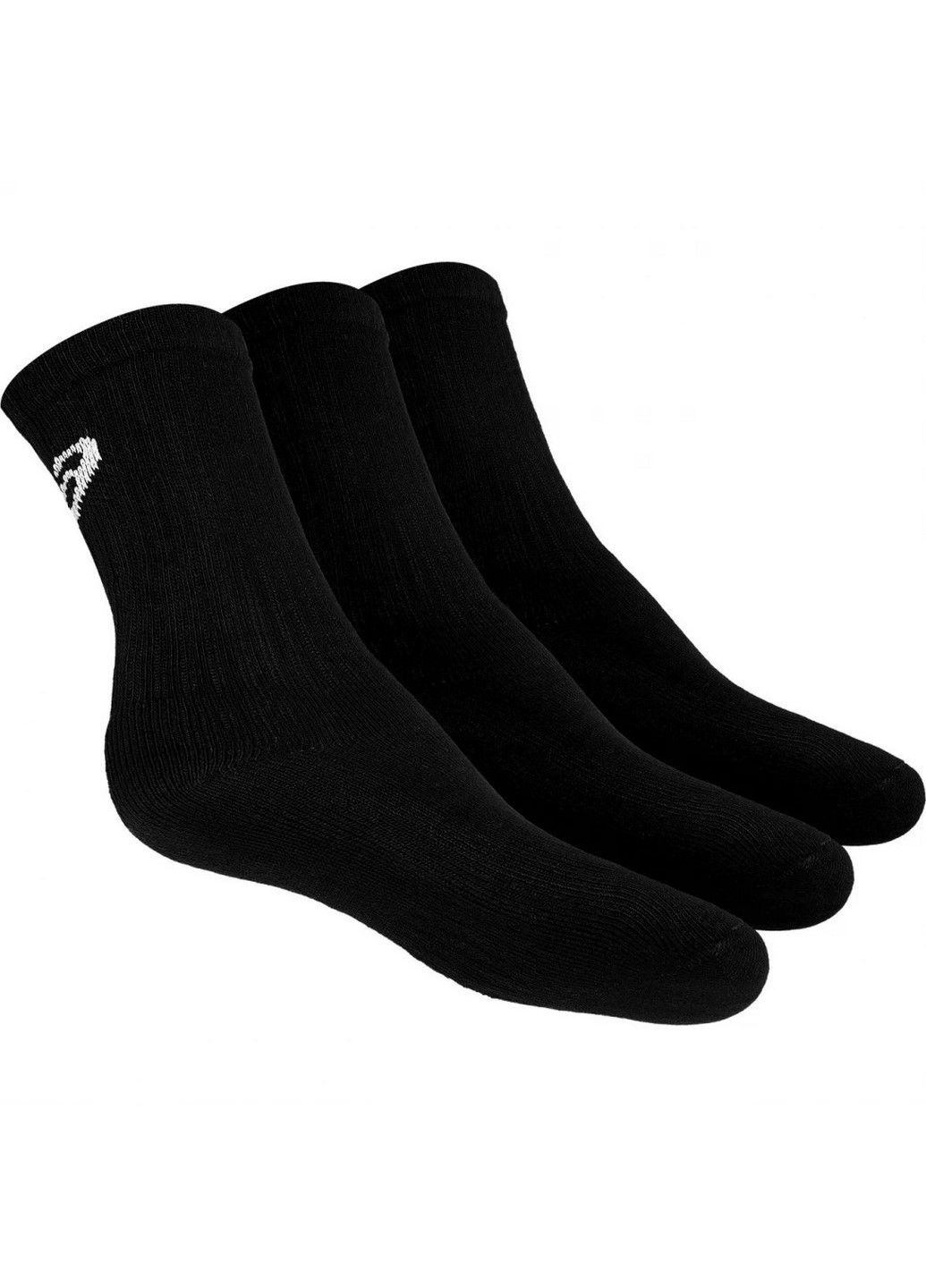 Чорні спортивні шкарпетки 3ppk crew 155204-0900 Asics логотипи (257951224)
