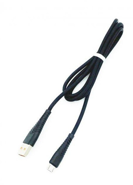 Кабель для заряджання та передачі даних Denmen D19V USB to Micro USB Чорний 1 м No Brand (257952224)