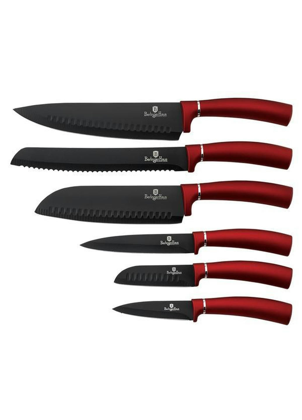 Набор ножей Metallic Line BH-2542 6 предметов Berlinger Haus комбинированные,