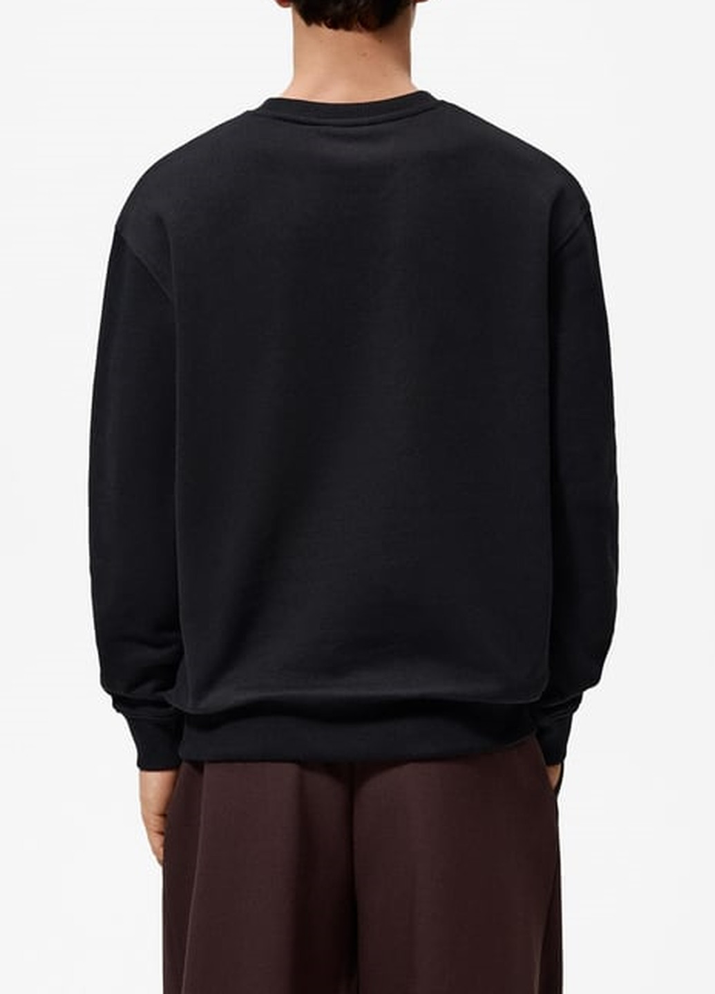 Свитшот Zara - крой черный кэжуал - (257956201)