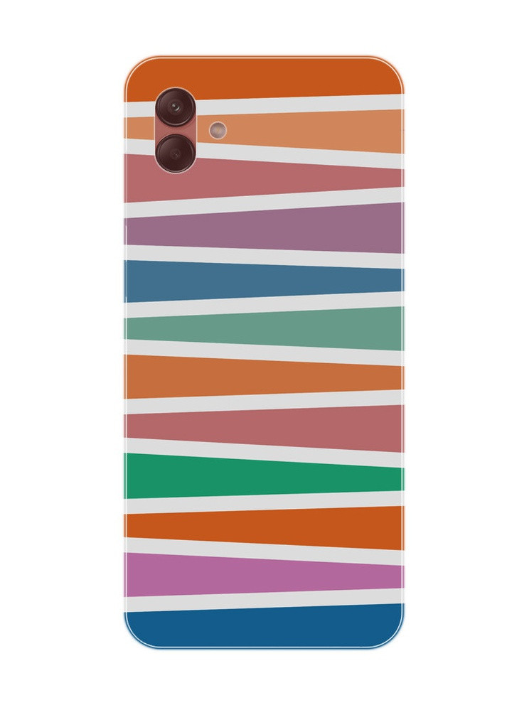 Чехол на Samsung Galaxy A04 Цветные полоски (принт 50) Creative (257960264)