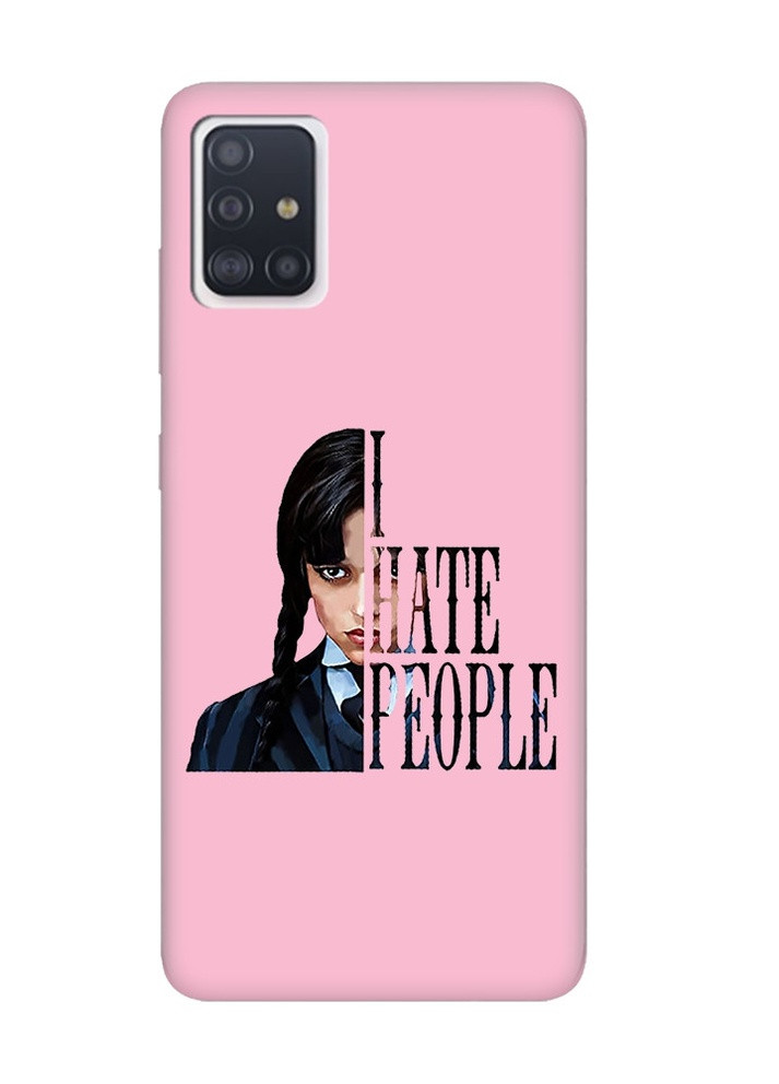 Матовий рожевий чохол на Samsung Galaxy A51 Добра дівчинка (принт 215) Creative (257977344)