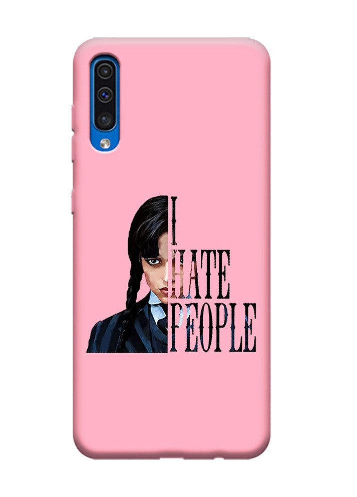 Матовий рожевий чохол на Samsung Galaxy A50 (2019) A505 Добра дівчинка (принт 215) Creative (257976480)