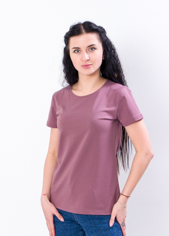 Салатова літня футболка жіноча попеляста лаванда носи своє (p-6018-108191) Носи своє
