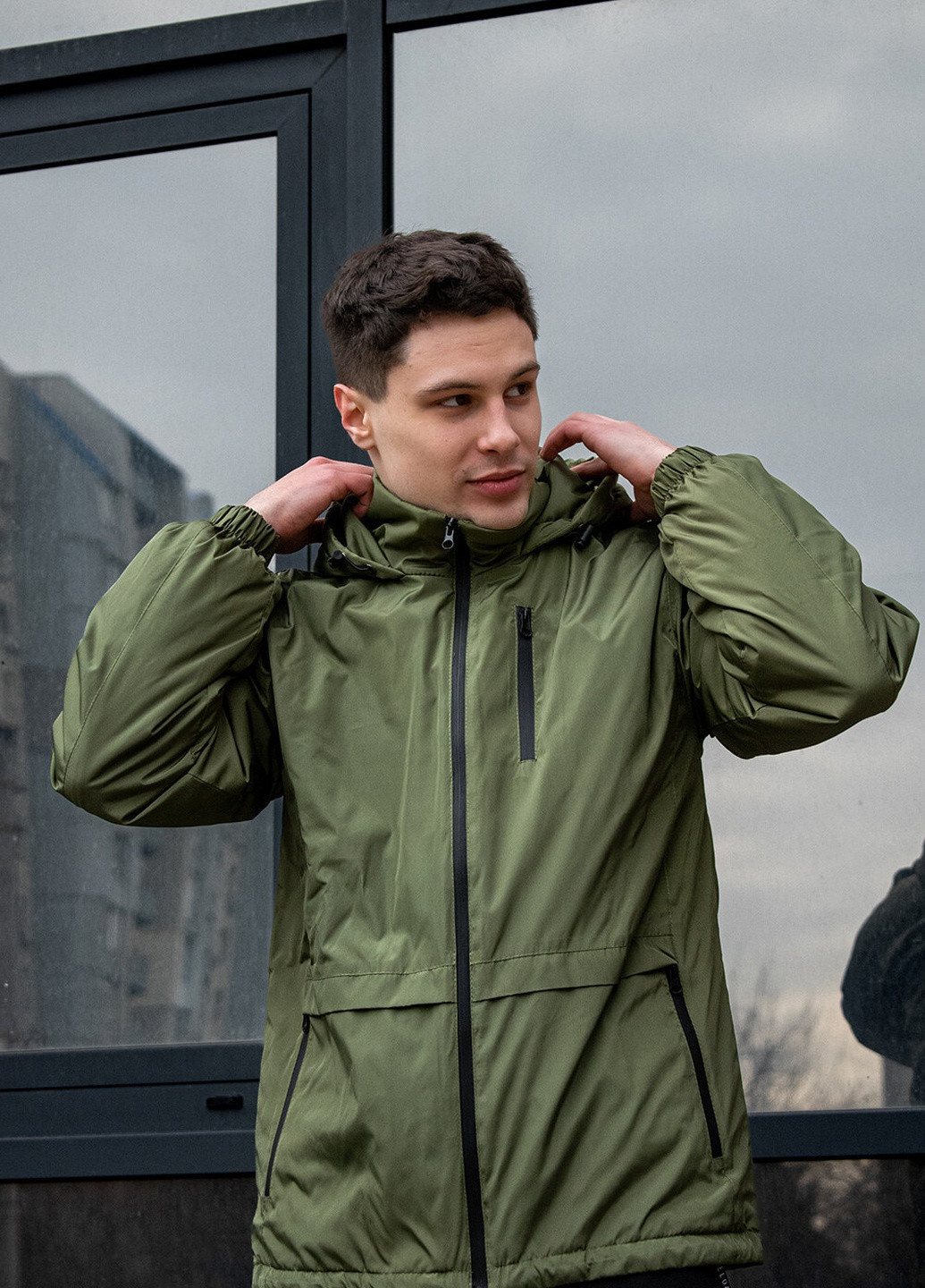 Зелена демісезонна куртка escape Reload