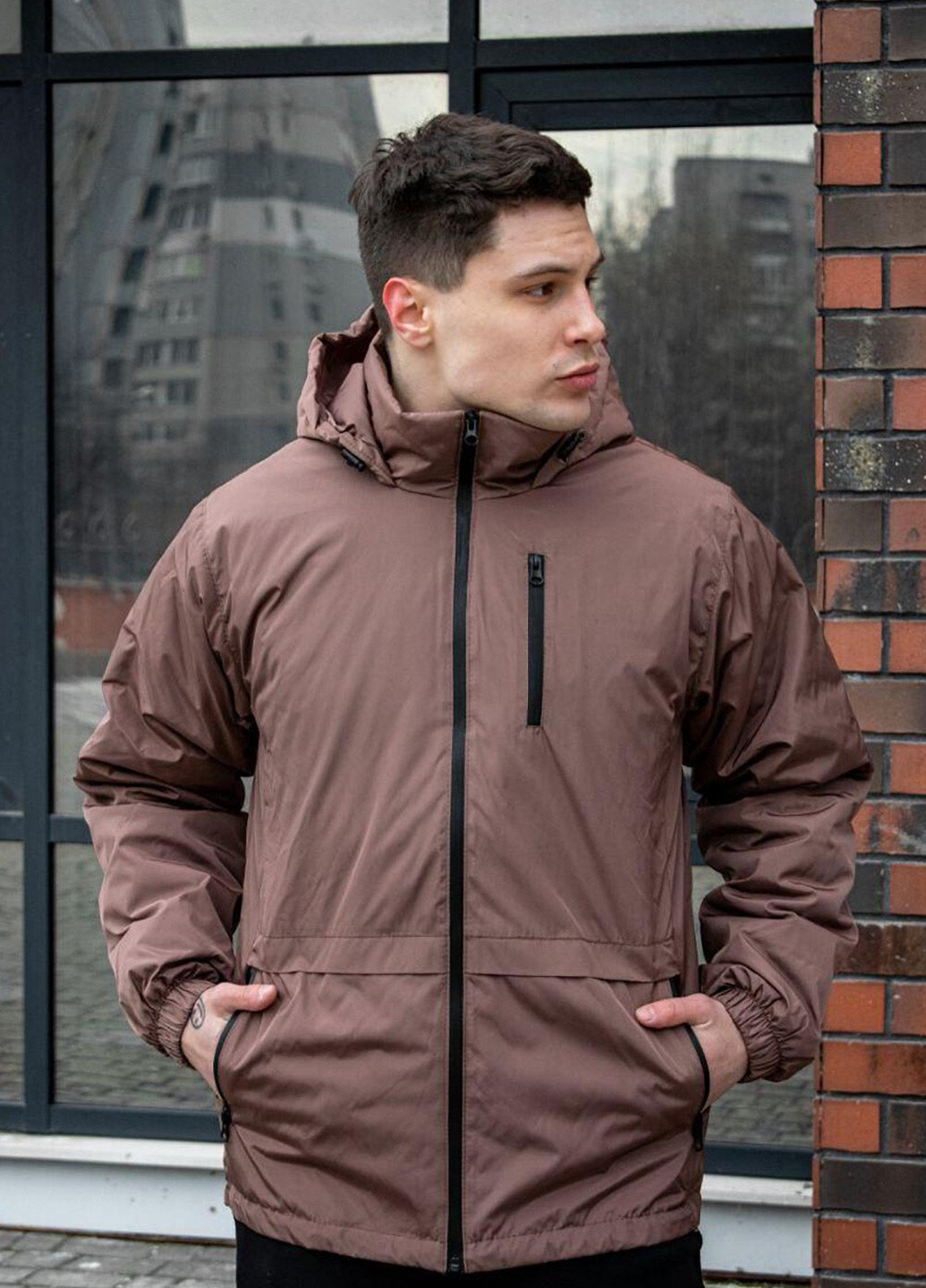 Коричневая демисезонная куртка escape Reload