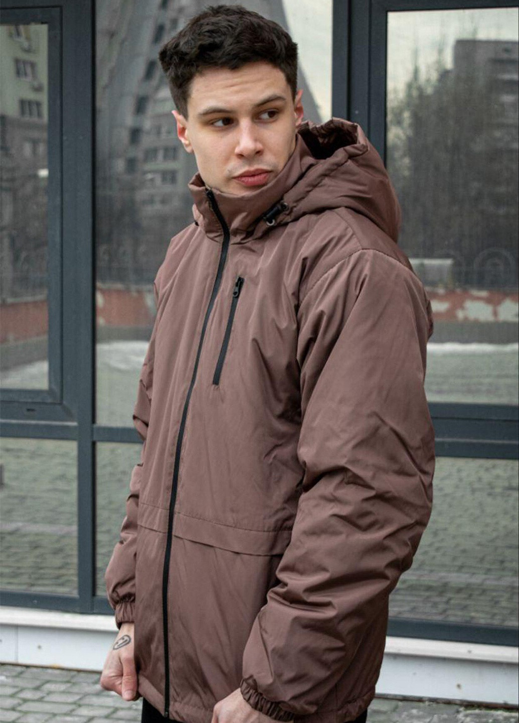 Коричневая демисезонная куртка escape Reload