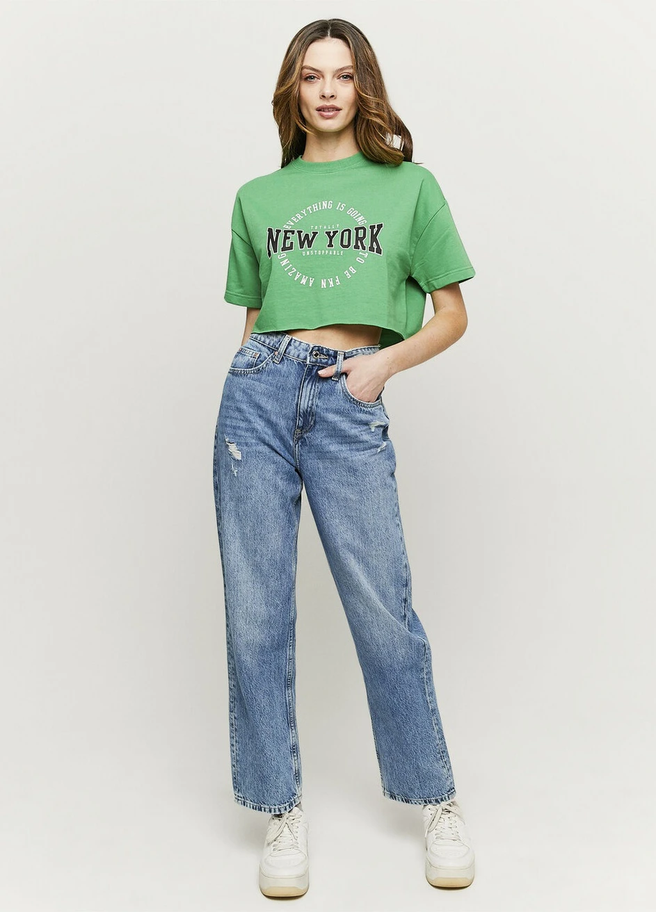 Футболка Tally Weijl Sweat Shirts - WOMEN KNIT SWEAT - (257972854)