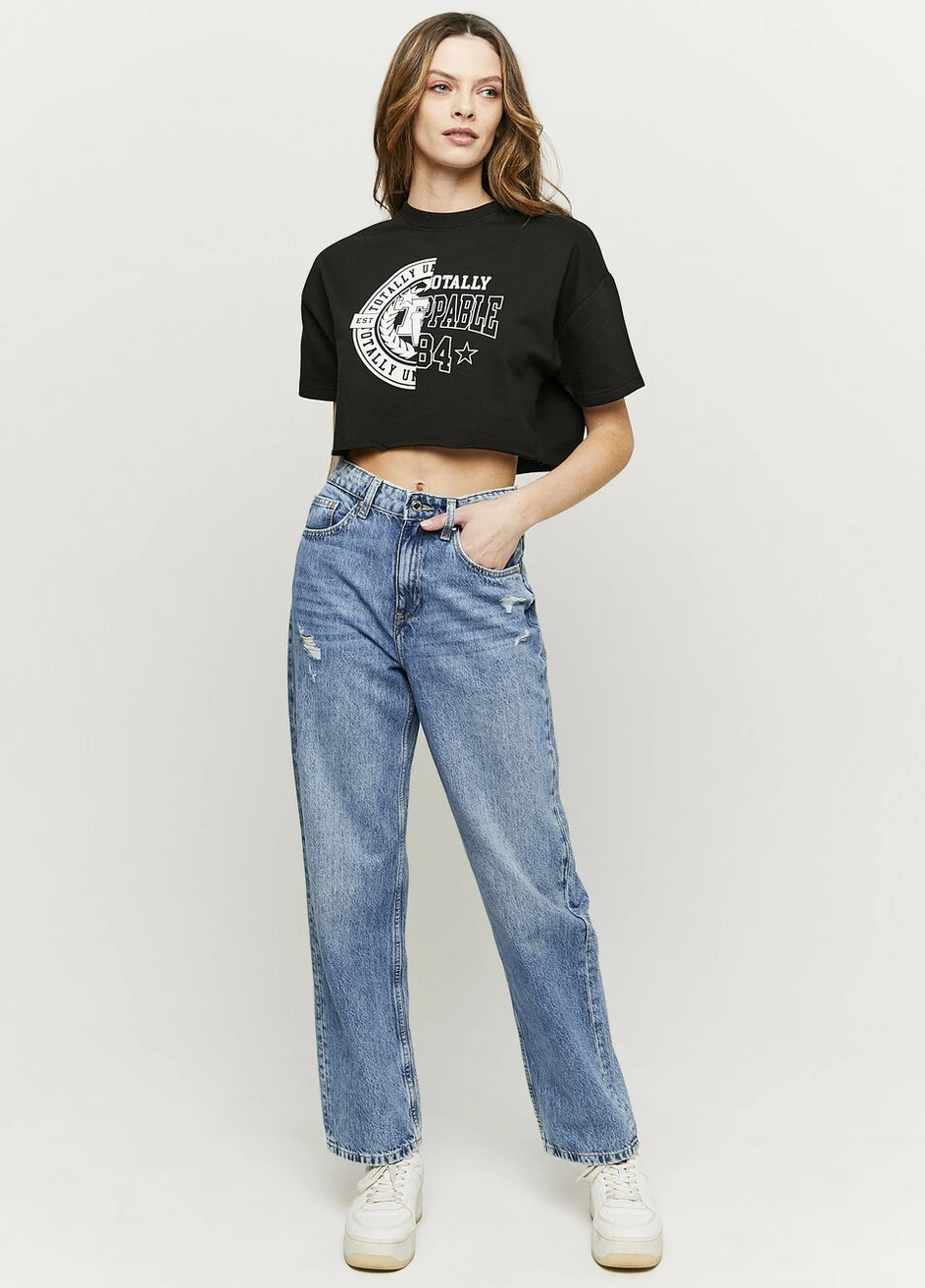 Футболка Tally Weijl Sweat Shirts - WOMEN KNIT SWEAT - (257972852)
