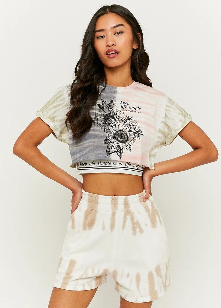 Футболка Tally Weijl Printed T-Shirts - KNIT TOP - (257972928)