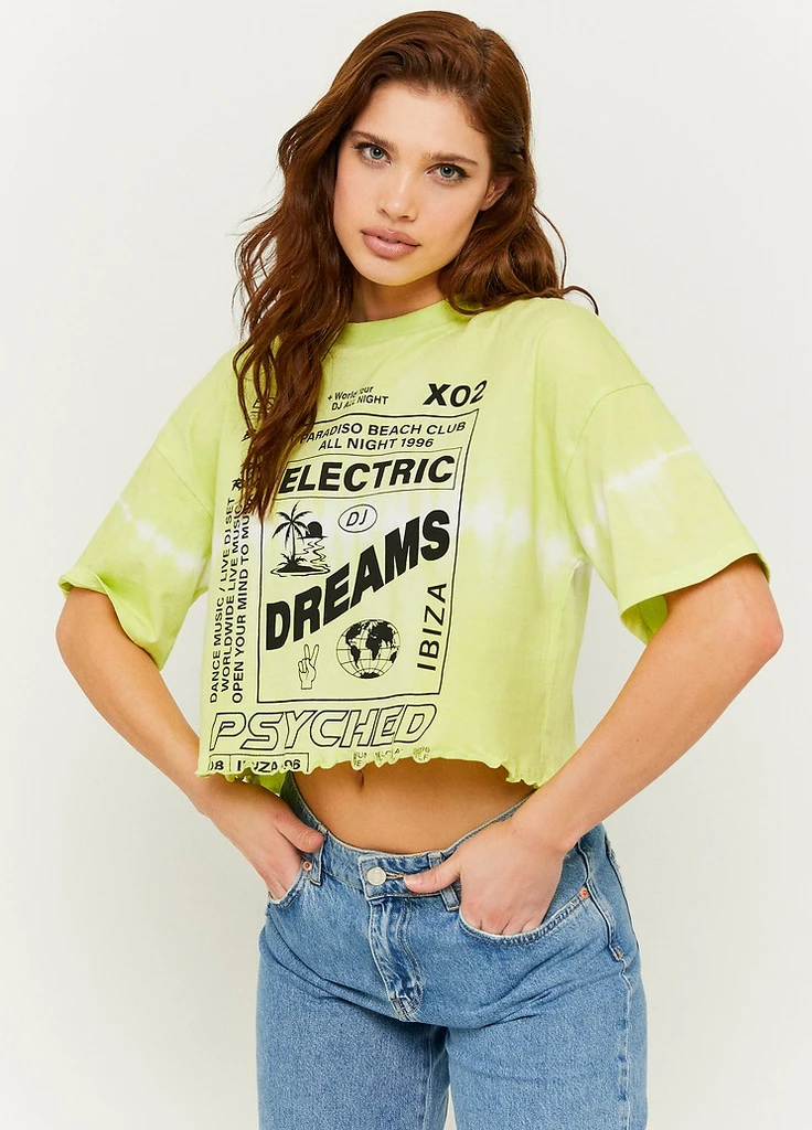Футболка Tally Weijl Printed T-Shirts - KNIT TOP - (257972902)