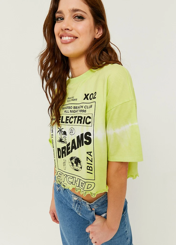 Футболка Tally Weijl Printed T-Shirts - KNIT TOP - (257972902)