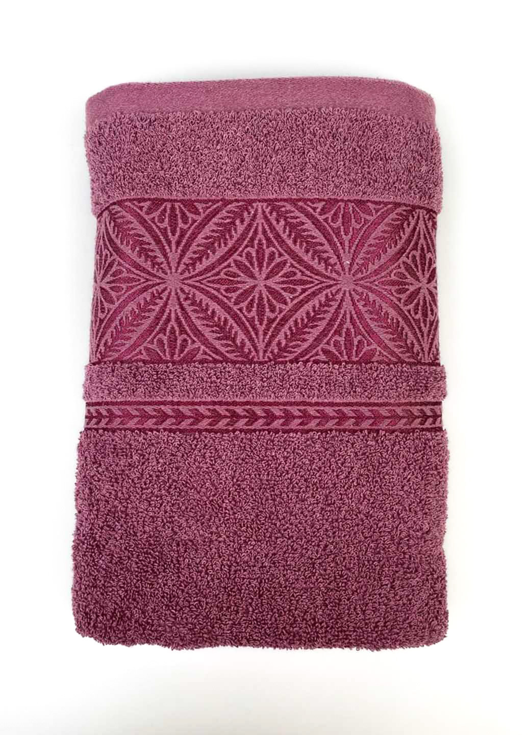 Homedec полотенце банное махровое 140х70 см однотонный темно-розовый производство - Турция