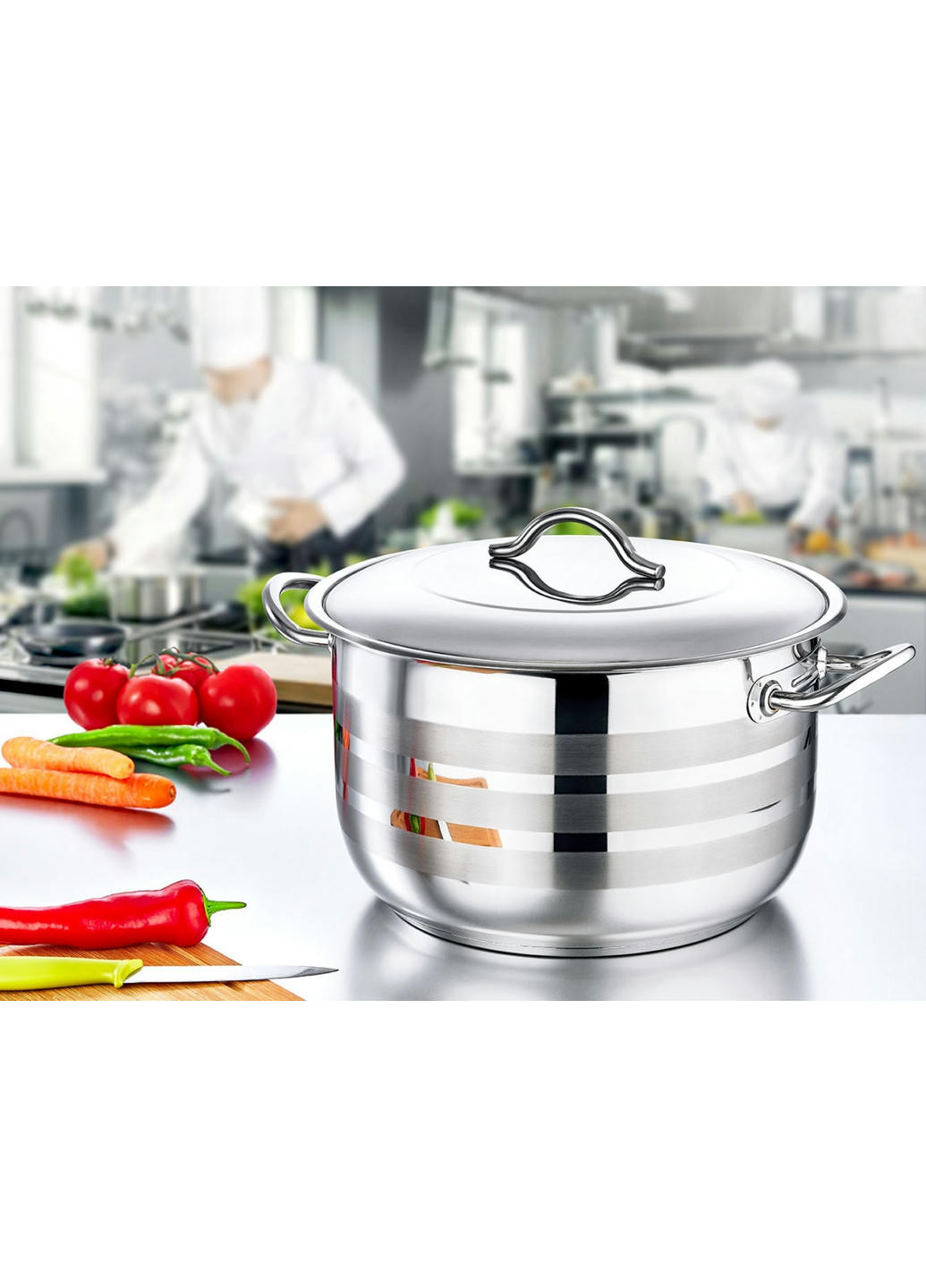 Каструля з кришкою Classic 2005-22 22 см 4.6 л OMS (258259984)