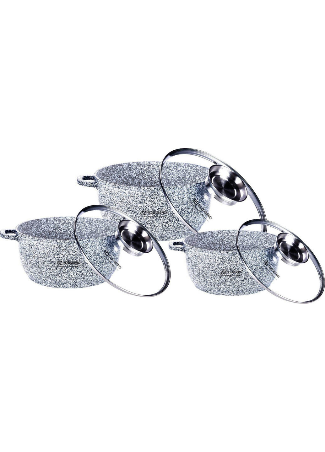 Набір каструль EB-8020 8 предметів Edenberg (258260251)