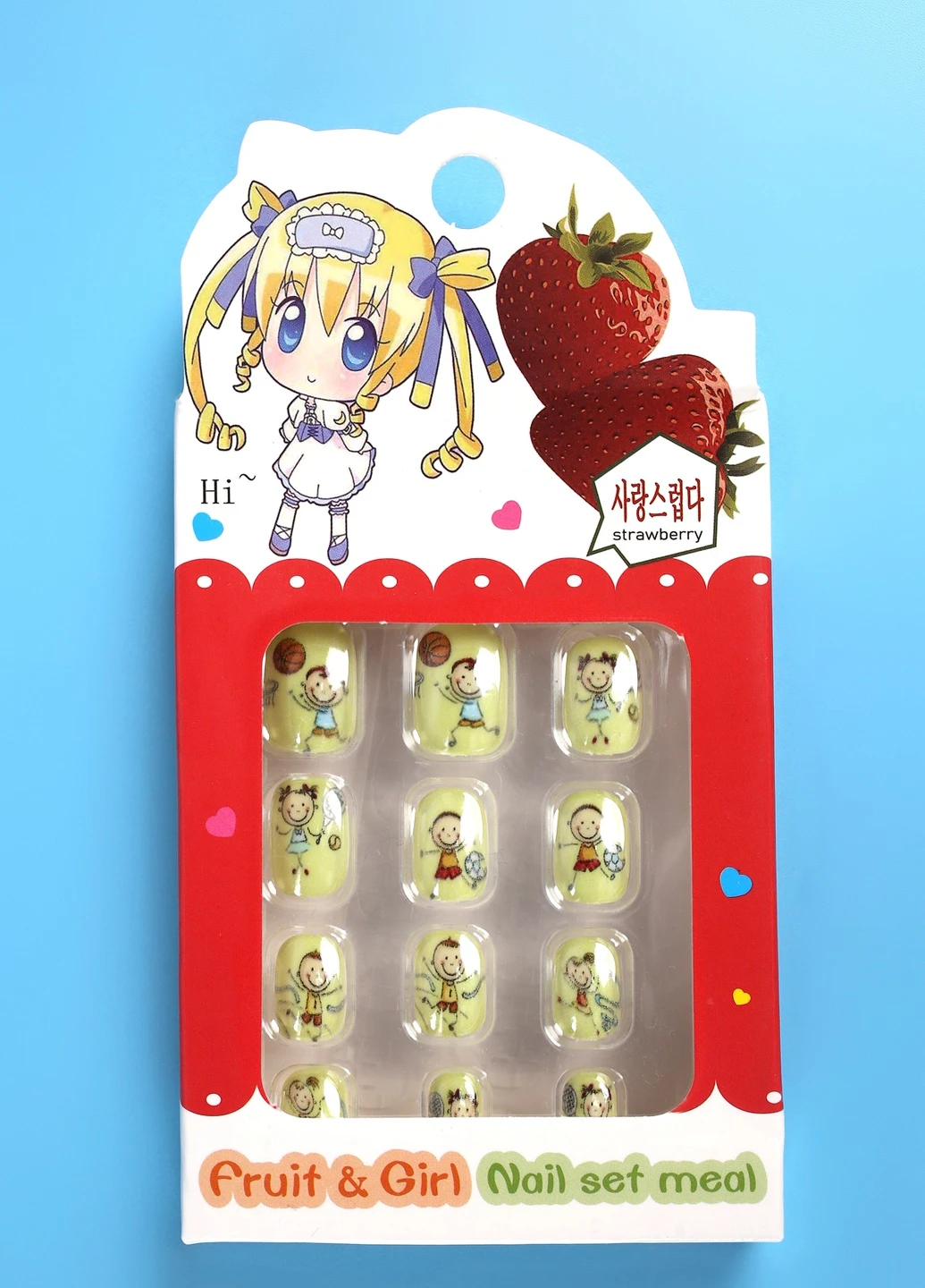 Накладные ногти, на клейкой основе No Brand CN-103-17 (257984222)