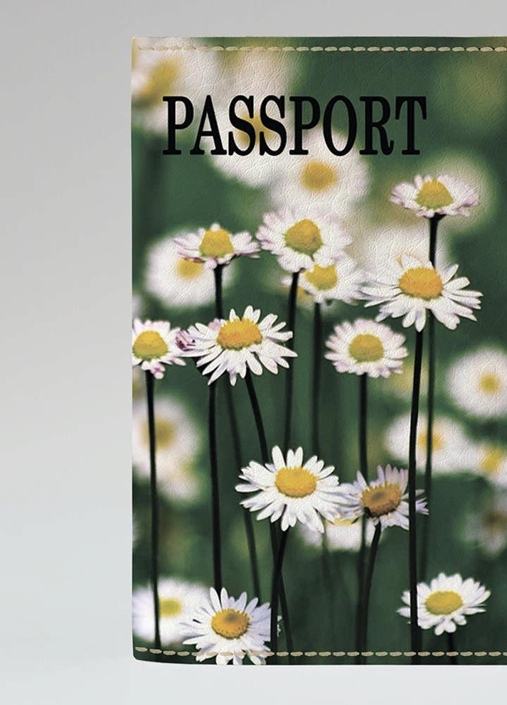 Обложка на паспорт гражданина Украины загранпаспорт Ромашки (эко-кожа) Слава Украине! Po Fanu (257985283)