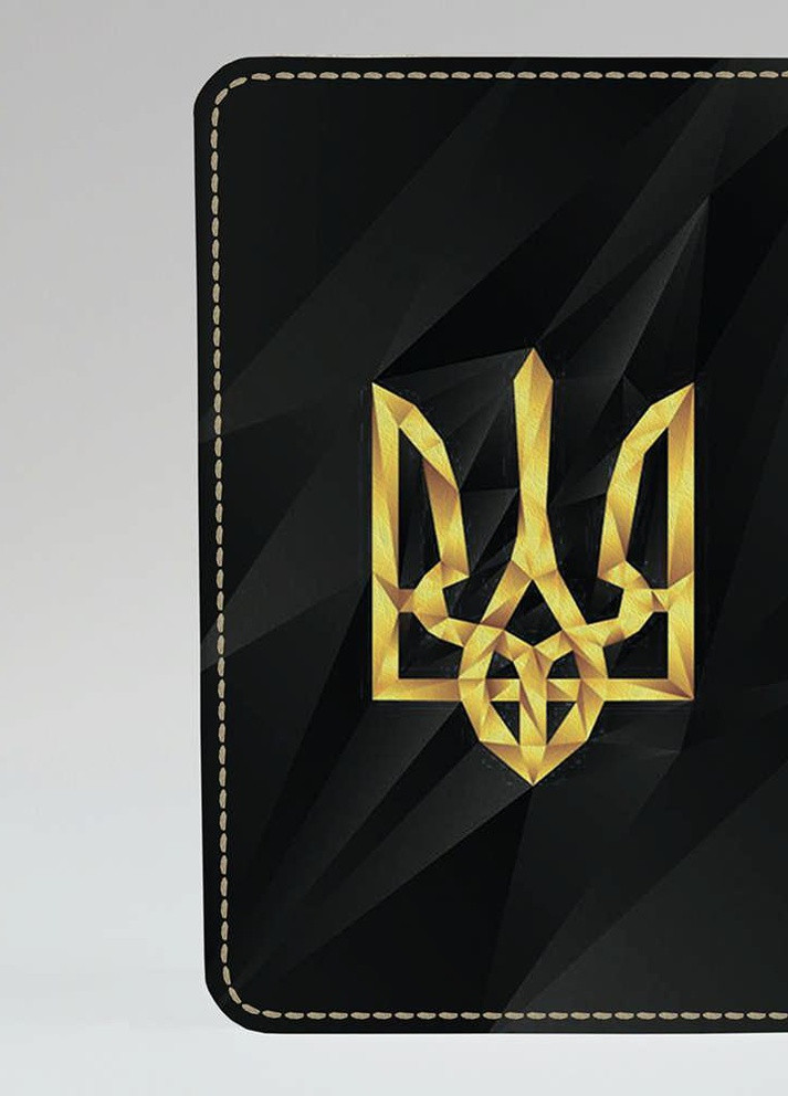 Обложка на паспорт гражданина Украины загранпаспорт Герб Тризуб металлик (эко-кожа) Слава Украине! Po Fanu (257985295)
