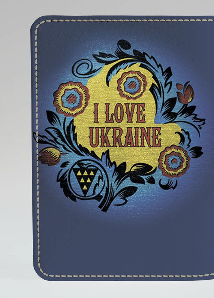 Обкладинка на паспорт громадянина України закордонний паспорт I Love Ukraine (еко-шкіра) Слава Україні! Po Fanu (257985289)
