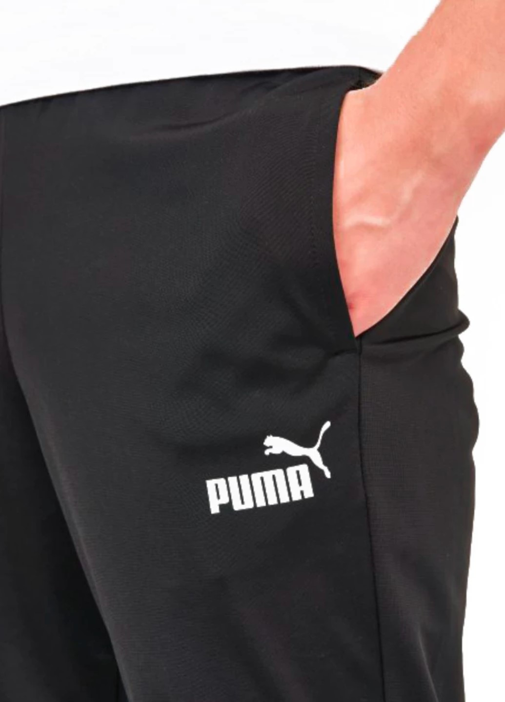 Черный демисезонный спортивный костюм poly suit cl 84584401 Puma