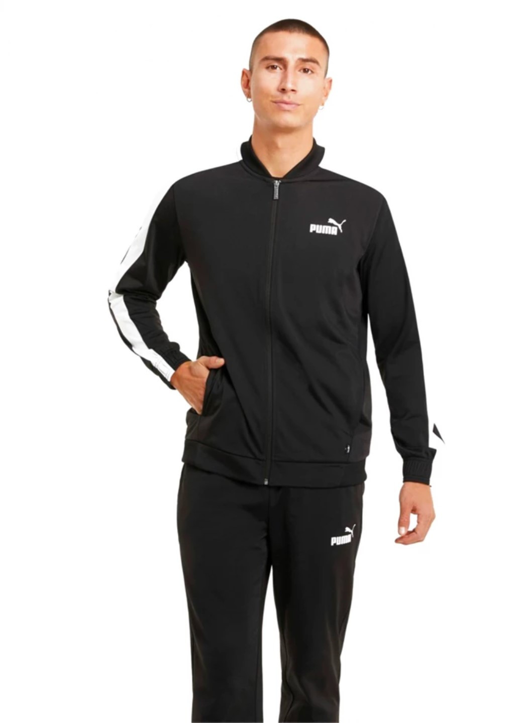 Чорний демісезонний спортивний костюм baseball tricot suit 58584301 Puma