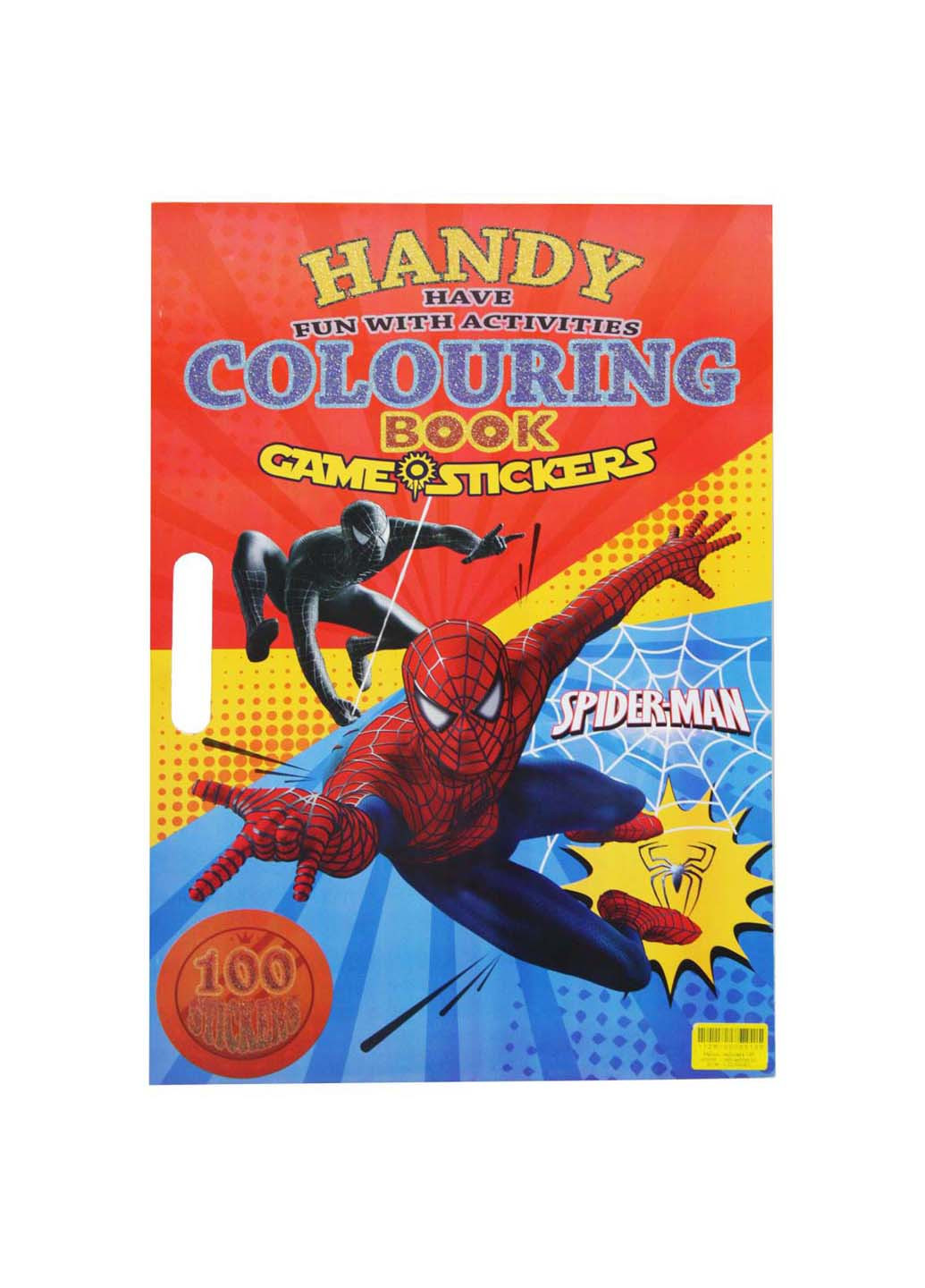 Раскраска с наклейками MIC человек паук (257989251)