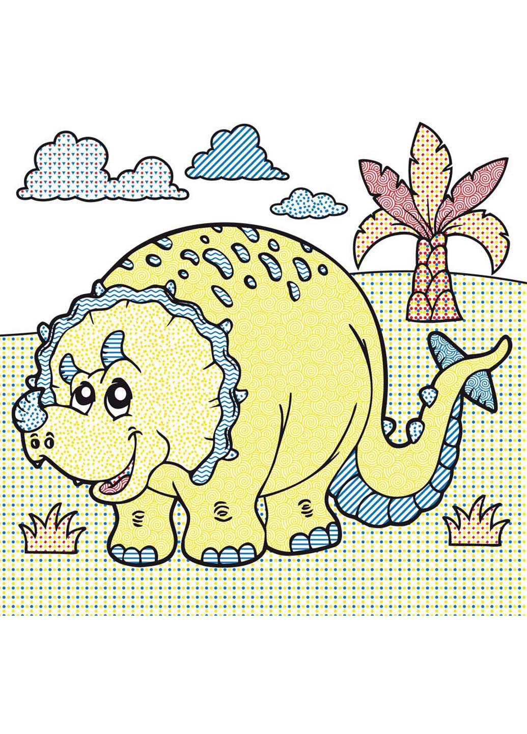 Водна розмальовка Crystal Book динозавры (257989284)