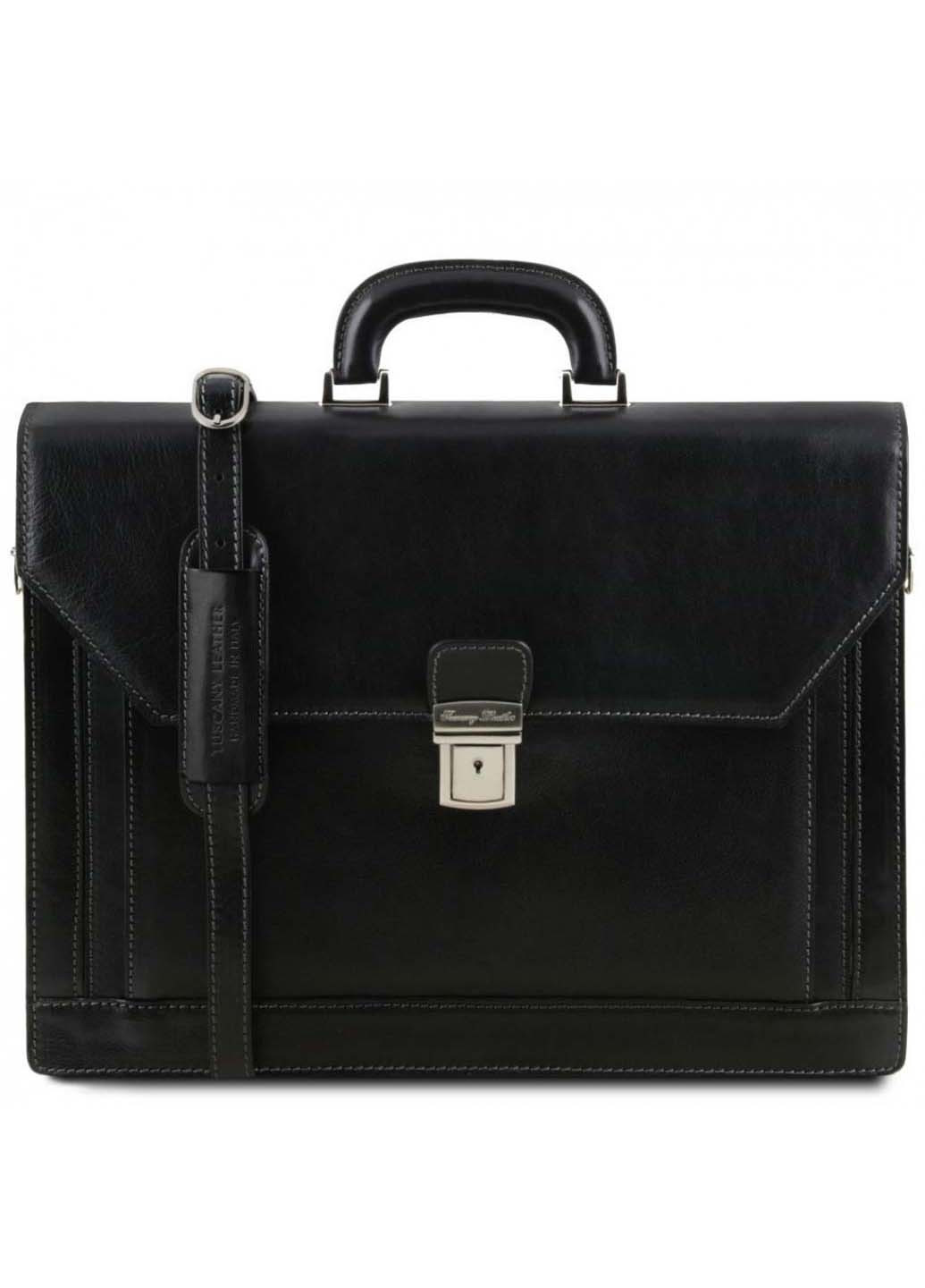 Кожаный мужской портфель на два отделения NAPOLI Leather TL141348 Tuscany Leather (257996366)