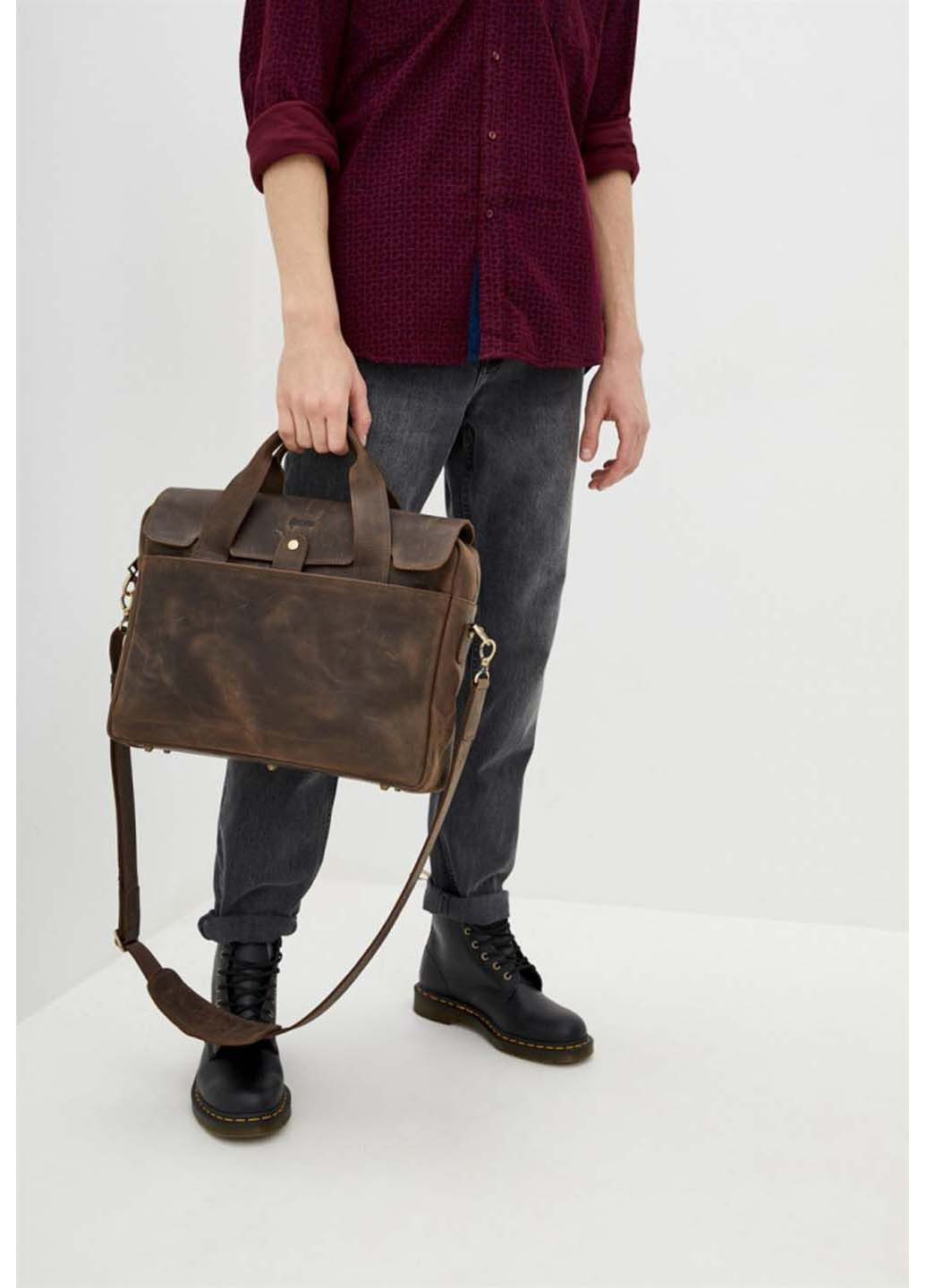 Чоловіча повсякденна сумка-портфель з натуральної шкіри RС-1812-4lx 29×39×7 TARWA (257996517)