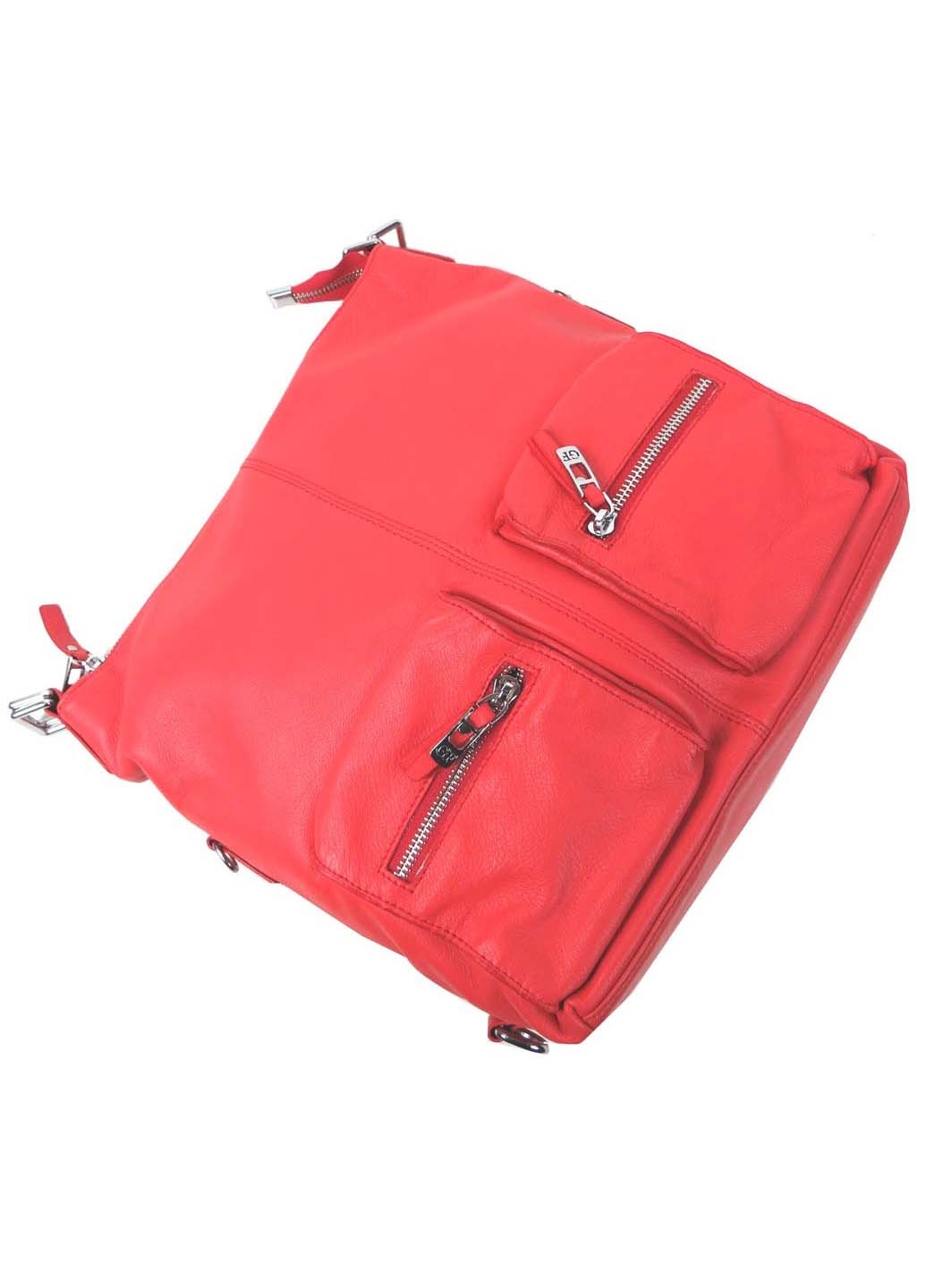 Жіноча шкіряна сумка - рюкзак траснформер 34х31х12 см Giorgio Ferretti (257996411)